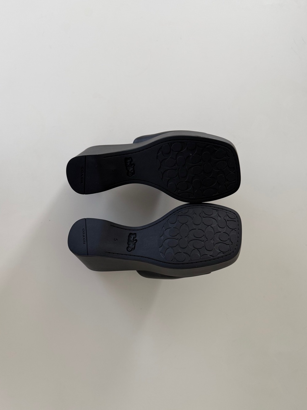 Coach Leather Platform Mule Sandals - Picture 5 of 9
